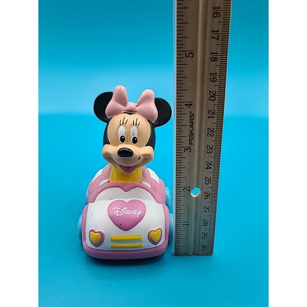 Clementoni Disney Mickey & Minnie Vinyl Push Car Toys